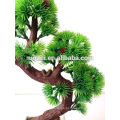 Lindos Minipotes Artificiais de Bonsai Saudação Pinho Para Decoração de Casa e Hotel